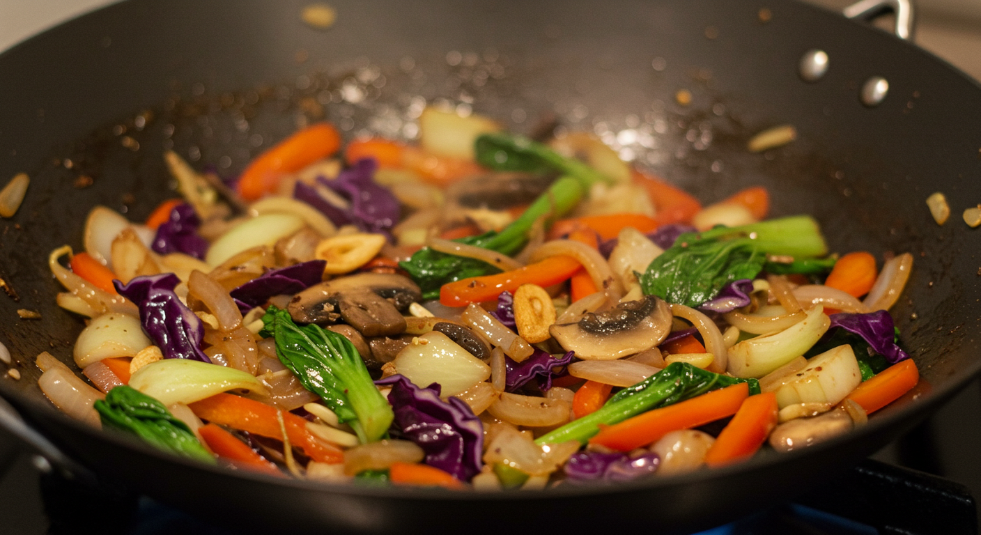 Julienned Vegetable Stir-Fry
